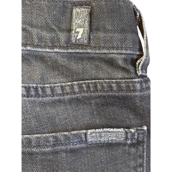 7 For All Mankind High Waist Bootcut Jeans w/ sparkling at back pockets  Size 28 - Picture 8 of 8